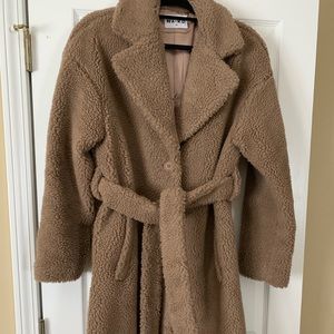 NA-KD Midi Teddy Coat Size 38